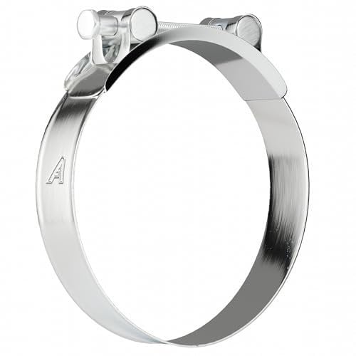 1 Pack - 40mm > 43mm T Bolt Hose Clamps Zinc Turbo Pipe Clips