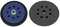 Plateau de ponçage moyen 8 trous - pour Makita BO6030 BO6040 – pour disques abrasifs auto-agrippant - NOUVEAU