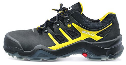 HKS Targa 8 TP S3 SRC ESD Sicherheitsschuhe Schwarz/Gelb 43 Schwarz/Gelb