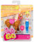 Mattel Barbie fhv63, Barbie On The Go, bambola (bionda) e mini pony, color marrone chiaro con sellino di colore rosa, Modelli/Colori Assortiti, 1 Pezzo