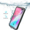 redpepper Waterproof Case for Samsung Galaxy S10 5G, 6.7-inch IP68 Certified Slim Shockproof Dustproof Snowproof Full Body Seal Underwater TPU PC Outdoor Transparent Cover, Support Wireless Charging