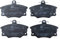 AutoMentum AM20838.2 Bremsbelagsatz 4-teilig für FIAT SEICENTO / 600 (187_) 1997-2010 Vorderachse und andere Fahrzeuge