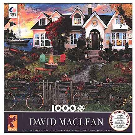 Ceaco David Maclean Coastside Home 1000 Teile Puzzle
