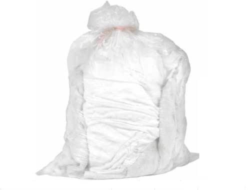 Elbon Water Soluble Laundry Sacks Dissolvable Strip Clear Laundry Bags 200pcs