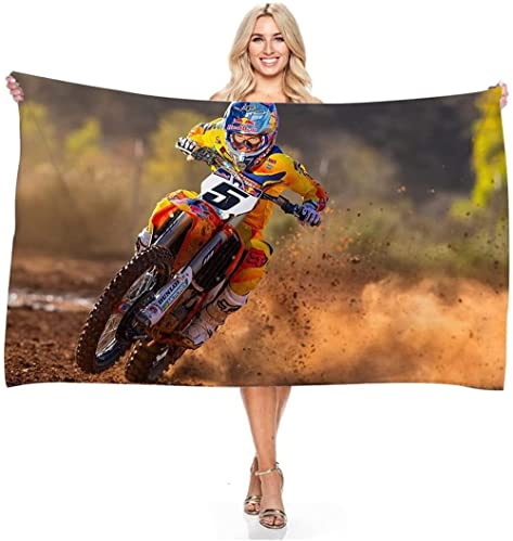 Motorrad Duschtuch Handtuch Strandtuch 70 X140cm,Mikrofaser HandtuchMotocross Motorcycles Badetuch Für Erwachsene Strandtuch (A2,70x140cm)