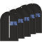 Garment Bags 5 PCS, Suit Cover Dust Proof Garment Bags for Men Travel Foldable Washable Clear Lightweight Cover Bags Protector for Suit, Coat, Jacket, Dress Closet Storage 44x24