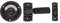 EAI Black Door Lock Indicator Bolts | Toilet/Bathroom | Cast Iron | Black Antique Finish | 69mm