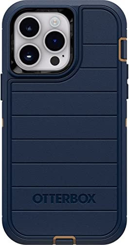 OtterBox Defender Series Screenless Edition Case for iPhone 14 Pro Max (Only) - Case Only - Microbial Defense Protection - Non-Retail Packaging - Blue Suede Shoes