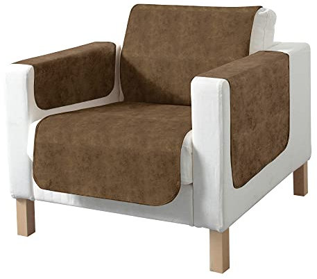 Erwin Müller Sessel- und Sofaschoner Wildleder-Optik braun Größe 50x200 cm