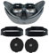 Magnetische Brille Abstandshalter Schutz für PSVR 2 Objektiveinsatz Anti-Kratz-Ring Brille Stoßstange mit Objektivschutzabdeckung passend für PS VR2