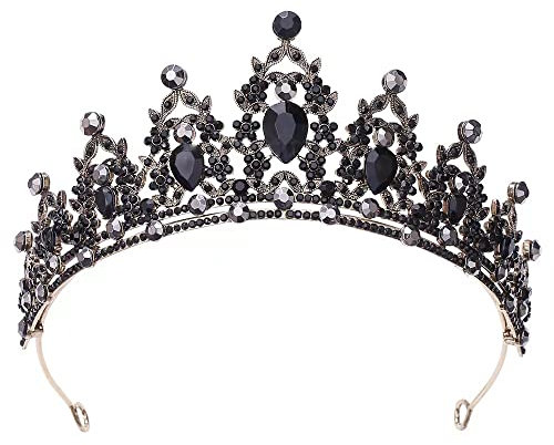 Kristall-Strass-Hochzeits-Tiara für Braut, Hochzeit, Prinzessin, Königin, Krönung, Geburtstagsfeier, silberne Krone, Mädchen und Frauen, Karneval, Party, Urlaub, Feier für Erwachsene