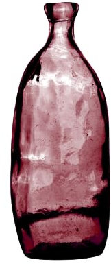 NATURAL LIVING VASE LEA 3L Rubi AUS RECYCELTEM Glas Ø 13CM X H35CM