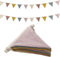Bandierine per Cameretta dei Bambini, in tessuto di mussola di Cotone, Ghirlanda per la Cameretta dei Bambini, Decorazione da parete, Decorazione per la Cameretta dei Bambini (Verde)