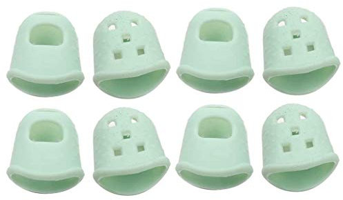 Silikon-Kalimba-Fingerschutz, Fingerspitzenschutz, Fingerspitzenschutz, Kappe, Saiteninstrument, Stickerei, weiche Fingerschutzspitze