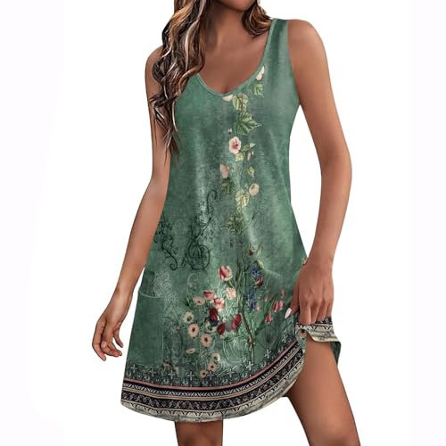 Robe Chemise Femme Coton Mi Longue Fluide Tunique Grande Taille Été Multicolore M