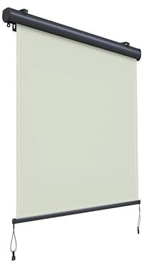 Canopée Store Vertical Extérieur 160 x 250 cm - Rétractable avec Coffre et Manivelle - Brise-Vue Balcon Terrasse Jardin - Beige