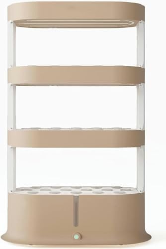 BTURYT Hydroponischer Turm, 48 -Pod -Hydroponik -Kultursystem, Aironic Kultivation Kit Mit Automatischer Bewässerung Und Aquaponisches Plantagensystem Für Innenräume
