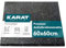 KARAT Antivibrationsmatte 60 x 60 cm, 5 mm dick - zuschneidbare Antivibrationsunterlage für Waschmaschine & Trockner, Gummiunterlage, Waschmaschinenunterlage, Schallschutzmatte, Gummimatte