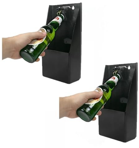 Chabrias Ltd Pub Bar Stand-Up/Wall Mounted Bottle Opener and Catcher UK Made 100% Recycled Plastic (2)