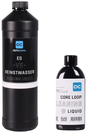 Alpha Cool ES VE Ultrapure Water (1000ml) and Core Loop Cleaner (100ml) Bundle