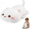 Dekewe Plüschtier Katze, 40cm Plüschtier Flauschiges Stofftier, Kuscheltier Ausgestopftes Tier Plüschkissen Spielzeug Geschenk gefüllt für Kinder Mädchen Jungen, Schmusetier für Kuscheltierliebhaber