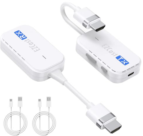 YOUTINGHDAV Trasmettitore e ricevitore HDMI wireless 1080P@60Hz, 50M/165FT Wireless HDMI Extender, trasmissione radio HD video/audio da PC, laptop, fotocamera a TV, monitor, proiettore