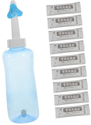 minkissy Tragbarer Nasendusche Manuelle Nasendusche Zur Linderung Von Nasennebenhöhlen Silikonnase Täglicher Gebrauch