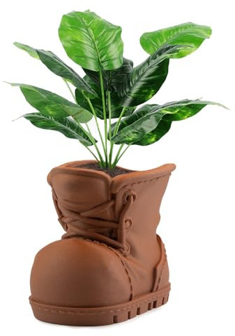 BEYONGME Cute Boot Planter Small Plant Pots, Garden Decorative Planter Indoor Pot for Succulent Plant, Cactus, Herbs and Flowers