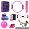 Better Kit de pilates, kit essentiel de pilates pour femme, bandes de résistance pour entraînement des fessiers, ballon de yoga, 25 cm, figure 8, bandes de résistance pour étirements (rose)
