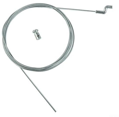 SiSinkal Z-Hook Reparatursatz für Rasenmäher, Motorbremse, Radantrieb, Gaszug, 200 cm, Stahldraht, Ersatz Z-Ende für Gartenmaschinen