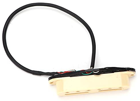 Mtlavishness Electric Guitar Pickup 4 Core Cable Single Coil for TL Stratocaster Accessories Yellow