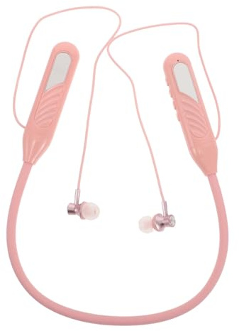 SMASOLO Wireless Neckband Earbuds with Memory Card Slot Long Battery Life LED Battery Display Wireless Earphones for Sports Gaming and Everyday Use