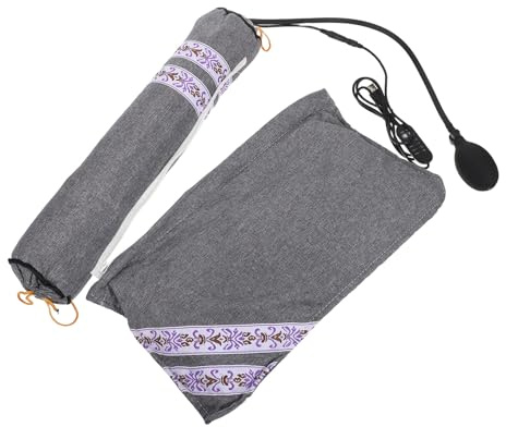 PACKOVE Wärme Nackenkissen Elektrische Heizbandage Verstellbares Nackenkissen mit USB-heizfunktion Bequeme Nackenstütze für Reise und Zuhause Abnehmbarer Bezug für Hygiene