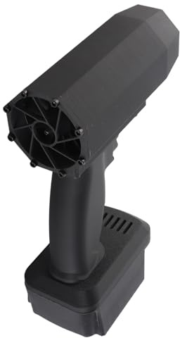 ANKROYU Electric Jet Dry Blower 150000RPM High Speed Powerful Cordless Air Duster for Car Cleaning Camping PETG Carbon Fiber Handheld Blower (for Milwaukee)