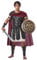 California Costumes CS969614/S Greek/Roman Kostüm für Erwachsene, unisex-adult, Schwarz/Burgunderrot, S