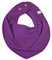 1402 Scarf bib -dribble tight -solid 654 Purple