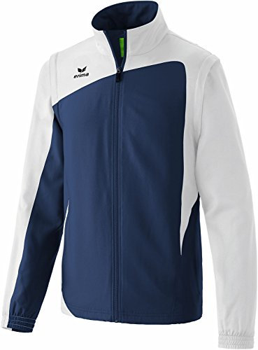 erima Erwachsene Jacke Club 1900 mit Abnehmbaren Ärmeln, New Navy/Weiß, 7