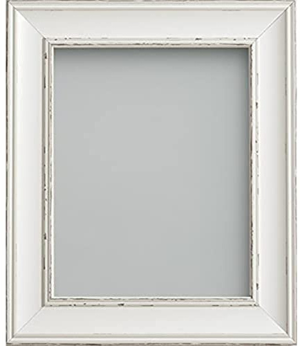 Frame Company Brooke White Photo Frame, A4 (11.75x8.25 *Choice of Size* Fitted with Real Glass)