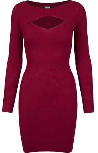 Urban Classics Women's Ladies Cut Out Dress Casual Dress (Pack of 1)