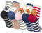 Chalier Cozy 5 Paar Damen Socken Tiere Lustige Bunte Socken Baumwolle mit Süße Katze Socken Geschenk für Damen Einheitsgröße Grau
