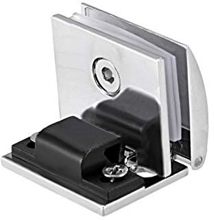 sourcing map Glas Scharnier Vitrine Türband verglasen Schelle für 5-10mm Dicke