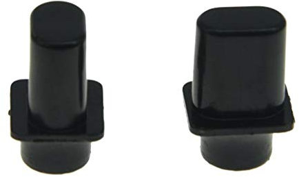 KAISH 2 Stück schwarze Vintage Zylinderschalterspitze 3-Wege- oder 4-Wege-Tonabnehmer-Wahlschalter für US-Tele/Telecaster