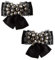 LOVE SHOES clips pour chaussures noeuds boucles 2 pièces satin glam I broche amovible bijoux chaussures élégants I charms smartclip