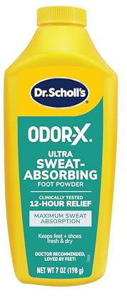 Dr. Scholl's Odor-x Poudre absorbante pour les pieds