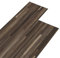 vidaXL PVC Laminat Dielen Vinylboden Vinyl Boden Planken Bodenbelag Fußboden Designboden Dielenboden 5,02m² 2mm Selbstklebend Gestreift Braun