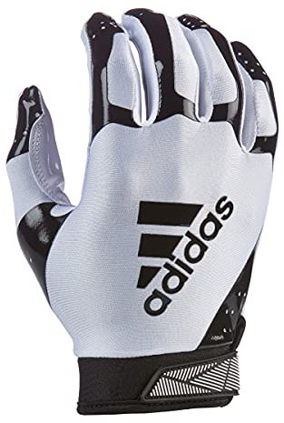 adidas ADIFAST 3.0 Jugend-Fußball-Empfängerhandschuh, Weiß/Schwarz, Größe XL