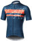 BERGRISAR Kurzarm Fahrradtrikot Herren Radtrikot mit Reißverschluss Taschen Trikots für MTB Mountainbike, Dunkelblau, XX-Large