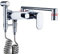 Bagni Miscelatore Cucina a Muro con Doccetta Estraibile Girevole a 360 °Rubinetti da Muro Miscelatore-Chrome-Spread._20 Cm.