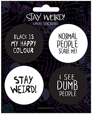 Stay Weird Vinyl Sticker Set Sticker Pack