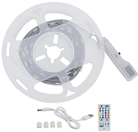 TV-Hintergrundbeleuchtung, LED-Streifenlicht TV-Hintergrund RGB-Bandlicht mit Fernbedienung Intelligenter Musikrhythmus Buntes Bandlicht für das Schlafzimmer zu Hause